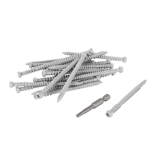 Vis pour plancher composite Cap-Tor Trex Foggy Wharf 2 3/4 po Pqt/100