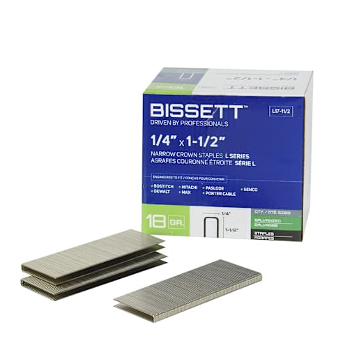 n° 18 Crown Staples 1 1/2 in. Pkg/5000