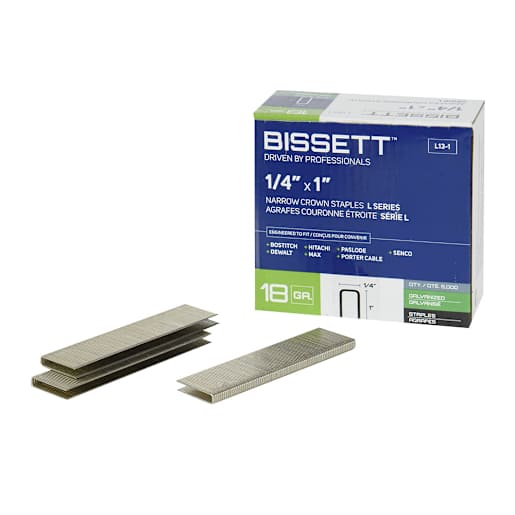 n° 18 Crown Staples 1 in. Pkg/5000