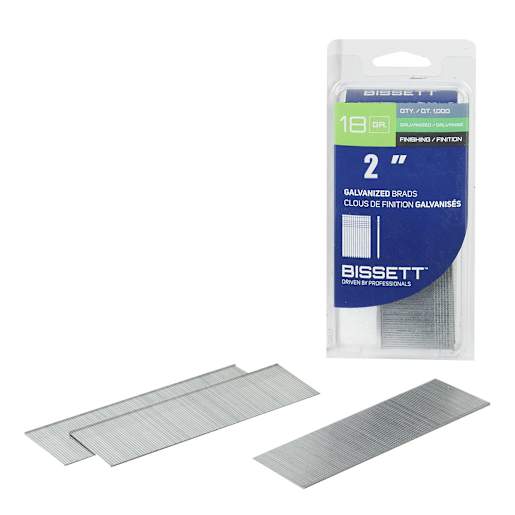 n° 18 Finishing Nails Strips 2 in. Pkg/1000