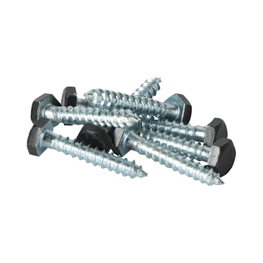 Black Lag Screw 1/4 in. x 1 1/2 in. Pkg/8