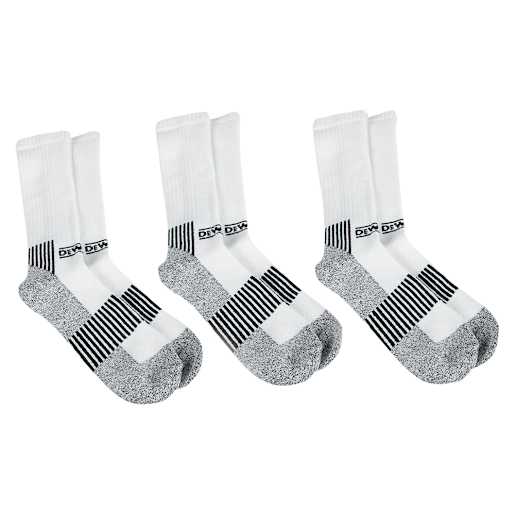 DEWALT Work Socks Large Pkg/3