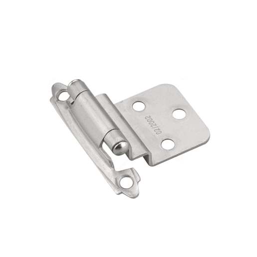 Semi-Concealed Self-Closing Hinge Nickel  Pkg/2