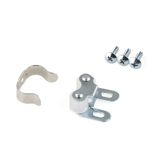 Loquet à rouleau double et gâche à ressort zinc