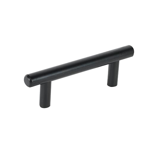 Roosevelt Metal Cabinet Handle Black 76 mm c/c