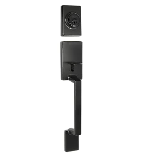 Sutton Solstice Collins Entry Key Handleset Door Black
