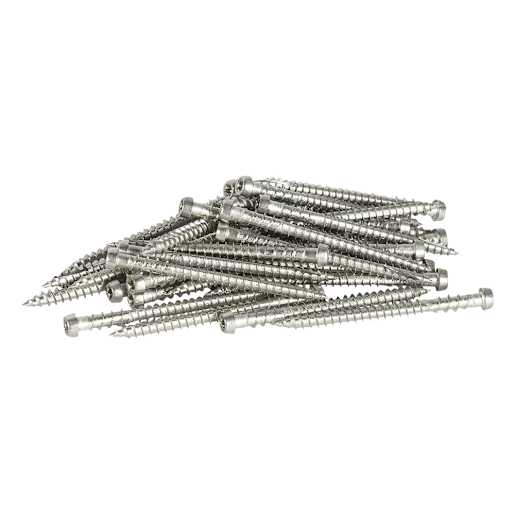 Vis inox pour plancher composite Pro Plug Trex 2 1/2 po Pqt/375