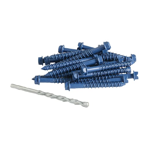 1/4 in. x 3 1/4 in. H.H. Concrete Screws Pkg/10