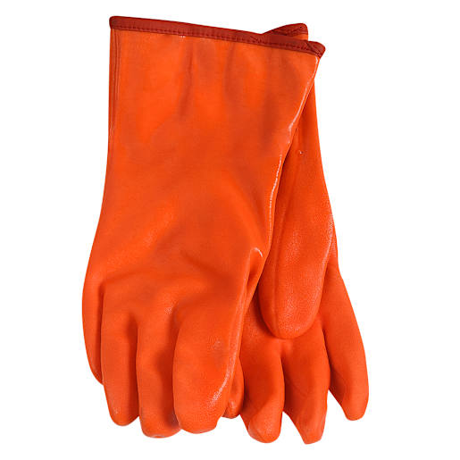 Lined PVC Gloves Large