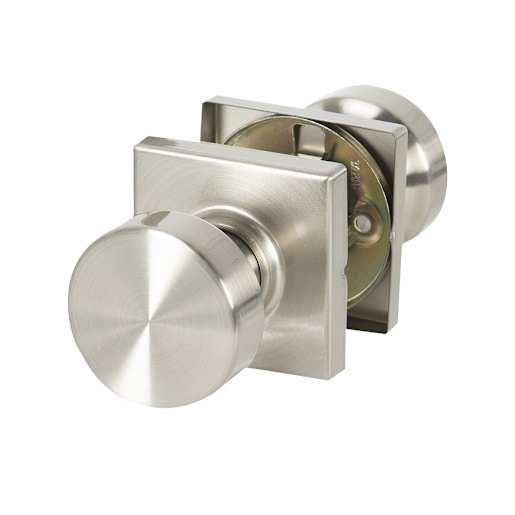 Poignée de porte de passage Cambie nickel satiné