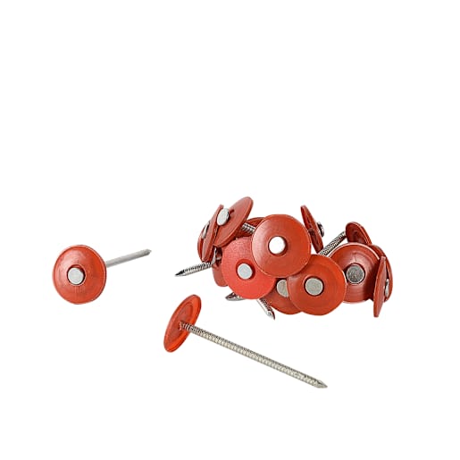 Insulation Panels Plastic Cap Nails 2 1/2 po Pkg/100