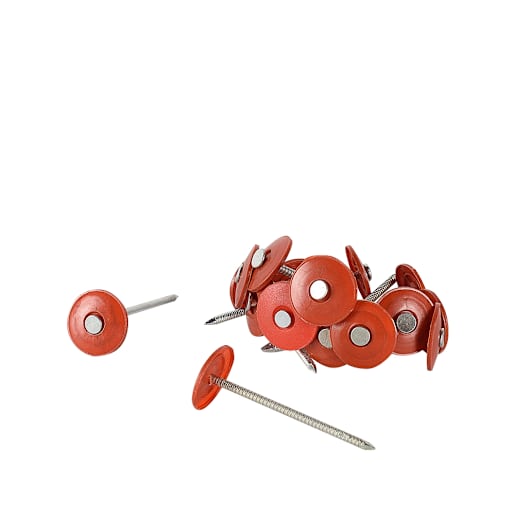 Clous à tête de plastique pour panneaux isolants 2 1/2 po Pqt/2 000