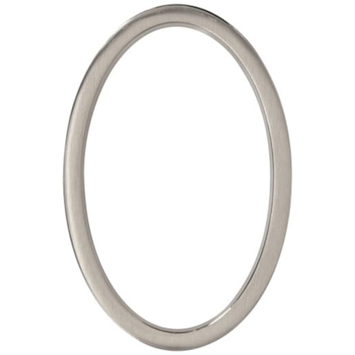 Distinction Number 0 Zinc Brushed Nickel 5 in.