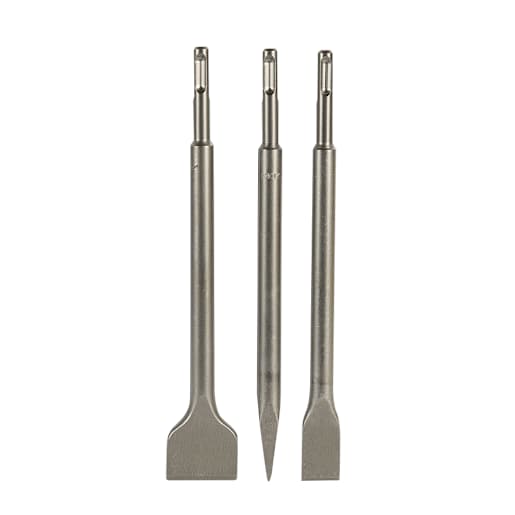 SDS+ Hammer Chisel and Point Set (3-Set)