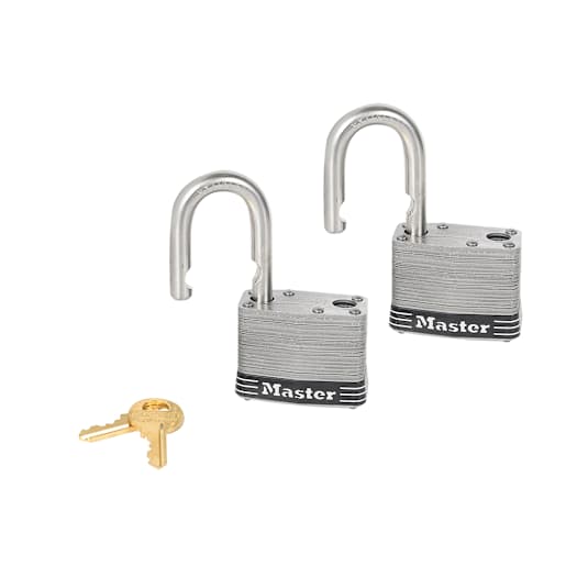 Laminated Stainless Steel Padlock 51 mm Pkg/2