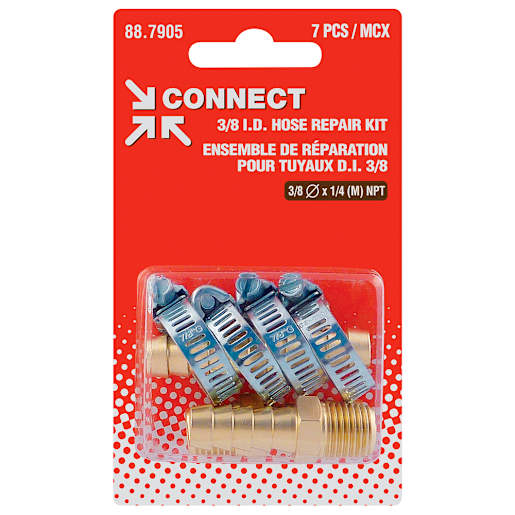 Ensemble de réparation pour tuyau à air comprimé 3/8 po