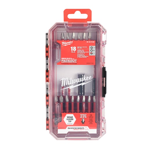 MILWAUKEE 18-Piece Shockwave Impact Driver Bits Set