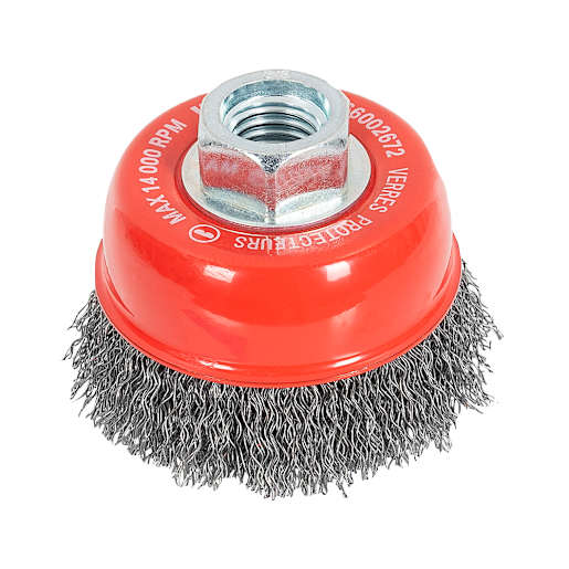 WULKEN Angle Grinder Crimped Cup Brush 2 3/4 in.