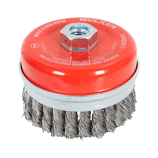 WULKEN Angle Grinder Knotted Cup Brush 4 in.