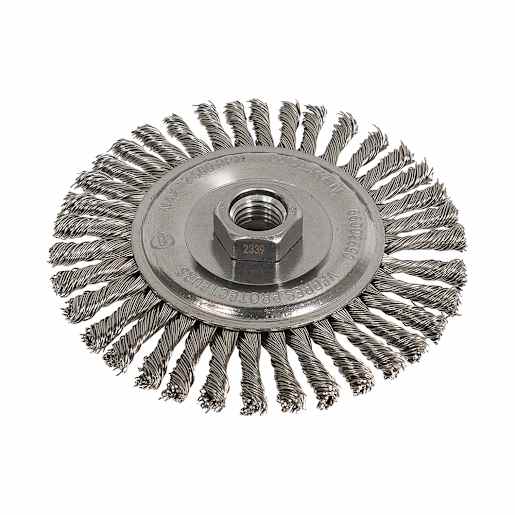 WULKEN ELITE Angle Grinder Stringer Bead Wire Wheel 5 in.