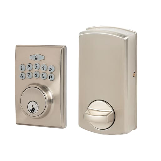 Sutton Digital Keypad Electronic Door Deadbolt Lock Satin Nickel