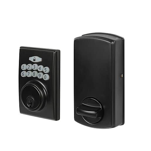Sutton Digital Keypad Electronic Door Deadbolt Lock Matte Black