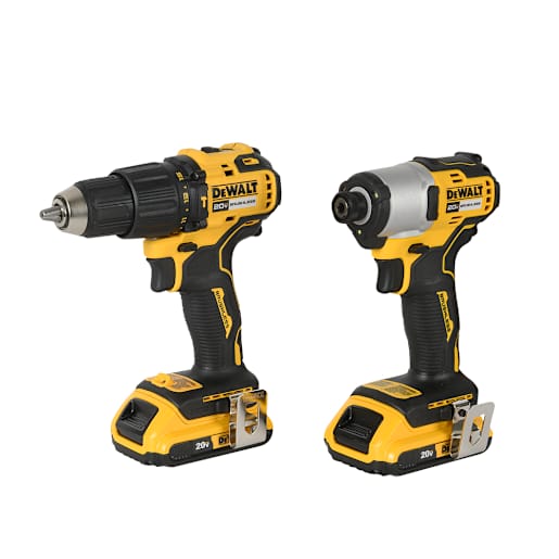 Ensemble de perceuse à percussion et tournevis à chocs 20 V MAX DEWALT