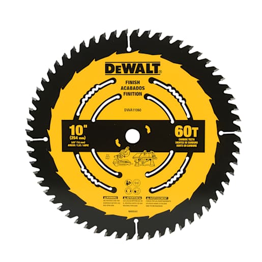DEWALT Finishing Circular Saw Blade 10 in. 60 Teeth