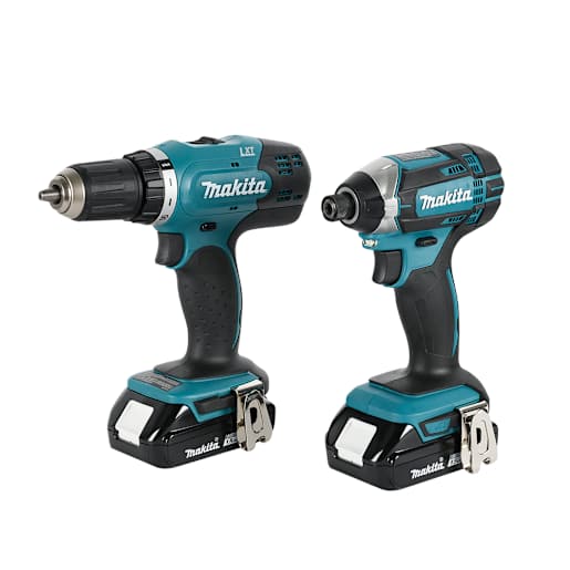 Ensemble de perceuse et tournevis à chocs 18 V lithium-ion MAKITA