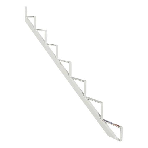 PYLEX 7-Step White Aluminum Stair Stringer Collection 11