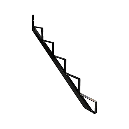 PYLEX 5-Step Black Aluminum Stair Stringer Collection 11.