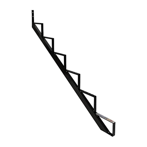 PYLEX 6-Step Black Aluminum Stair Stringer Collection 11