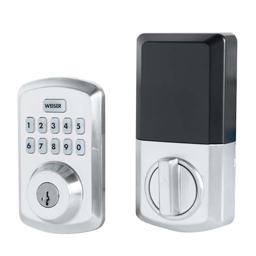 Powerbolt3 Digital Keypad Electronic Door Deadbolt Lock Satin Chrome