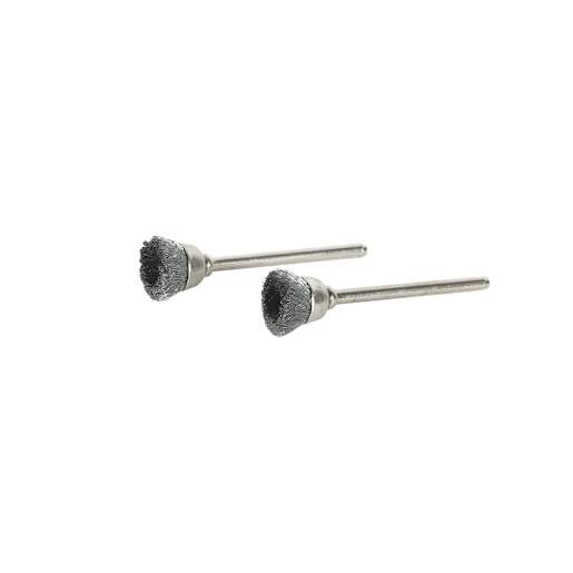 Brosses coniques en acier au carbone 1/2 po pour outil rotatif Pqt/2