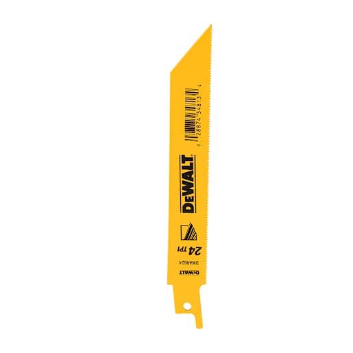 DEWALT Metal Reciprocating Saw Blade 6 in. 24 TPI