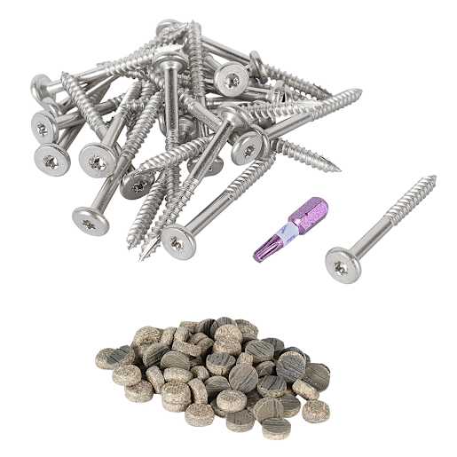Trex Pro Plug Fascia Screws and Plugs Trex Rocky Harbor 1 7/8 in Pkg/100