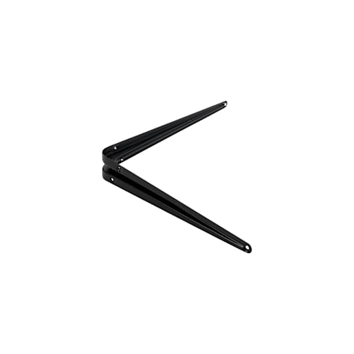 NEKTRA Shelf Support 4 in. x 5 in. Black