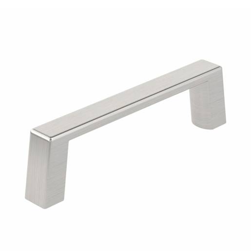 Poignée d'armoire en métal Eglinton nickel brossé  76 mm c/c