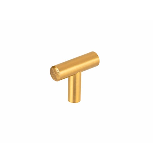 Washington Metal Cabinet Knob Brushed Aurum Gold 40 mm