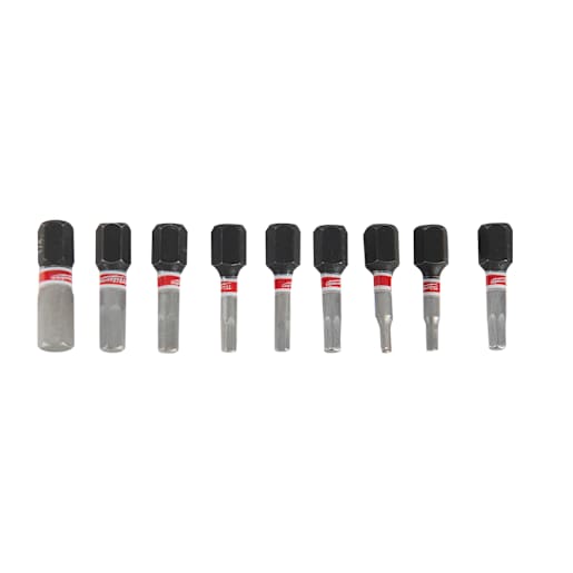 MILWAUKEE 1 in. SAE Hexagonal Screwdriver Bits Set/9