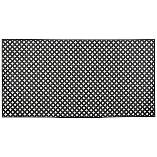 Black PVC Privacy Lattice 4 ft. x 8 ft.