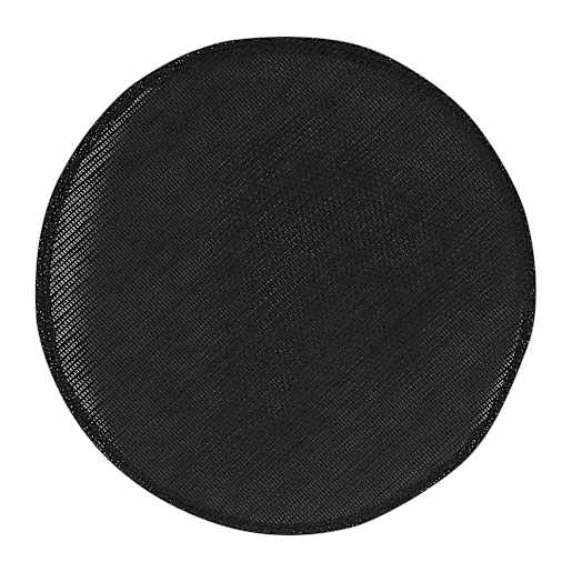 Napperon rond noir 15 po VERTUO