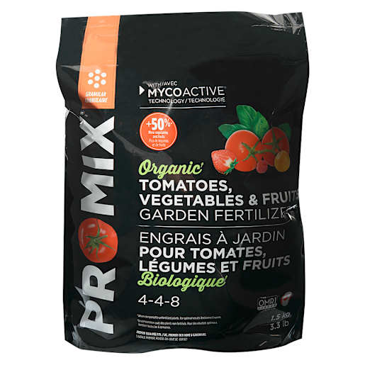 Pro-Mix Tomatoes, vegetables & Fruits Biologic Garden Fertilizer 4-4-81.5 kg