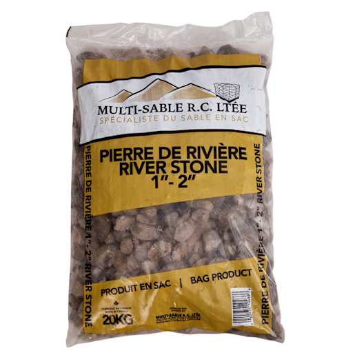 1 in. - 2 in. River Stone 20 kg