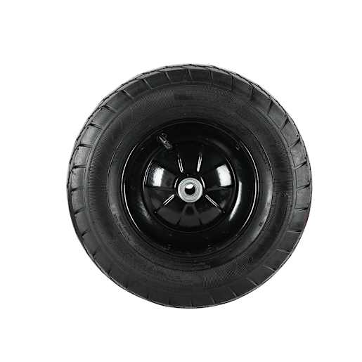 Roue et pneu pour brouette avec essieu 5/8 po 15 3/8 po