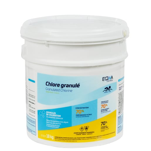 Granulated Chlorine 70%, 18 kg