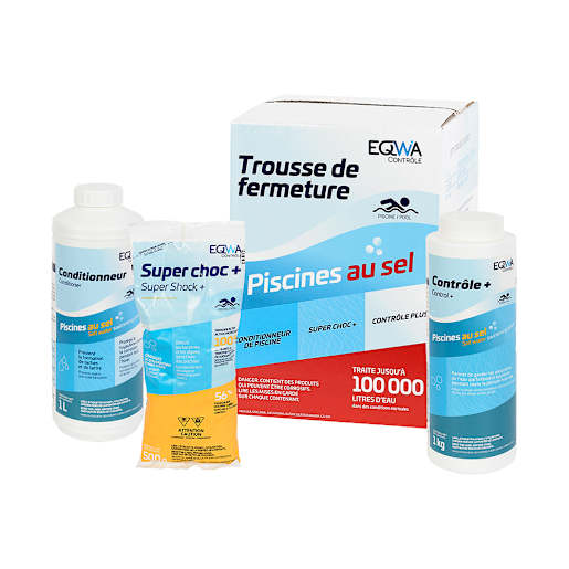 Trousse de fermeture pour piscine au sel