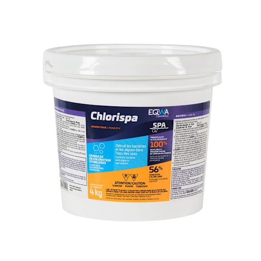 Chlore granulé pour spas 56% 4 kg