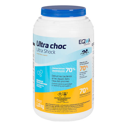 Traitement choc pour piscine 1,8 kg
