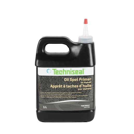 Apprêt à taches d'huile pour asphalte